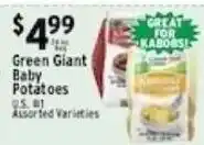 Met Foodmarkets Green Giant baby potatoes offer