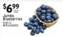 Met Foodmarkets Jumbo Blueberries offer