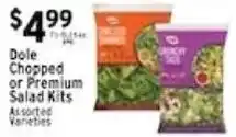 Met Foodmarkets Dole chopped or premium salad kits offer