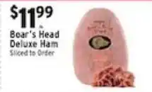 Met Foodmarkets Boar's Head Deluxe Ham offer
