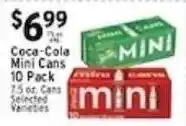 Met Foodmarkets Coca-Cola mini cans offer