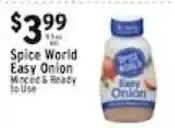 Met Foodmarkets Spice World Easy Onion offer