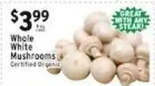 Met Foodmarkets Whole White Mushrooms offer