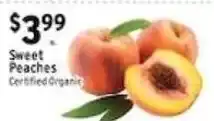 Met Foodmarkets Sweet Peaches offer