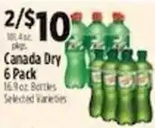 Pioneer Supermarkets Canada Dry 6 Pack offer