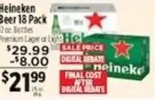 Pioneer Supermarkets Heineken beer offer