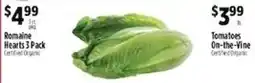 Pioneer Supermarkets Romaine Hearts 3 Pack offer