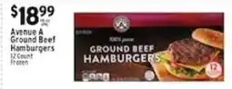Met Foodmarkets Avenue A Ground Beef Hamburgers offer