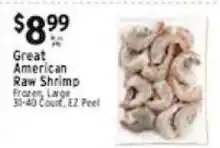 Met Foodmarkets Great American Raw Shrimp offer
