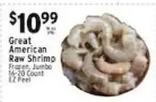 Met Foodmarkets Great American Raw Shrimp offer