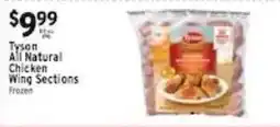 Met Foodmarkets Tyson all natural chicken wing sections offer