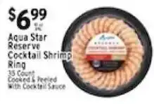 Met Foodmarkets Aqua Star Reserve Cocktail Shrimp Ring offer