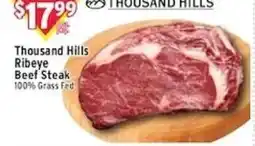 Met Foodmarkets Thousand Hills Ribeye Beef Steak offer