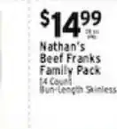 Met Foodmarkets Nathan's beef franks offer