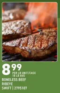US Foods Chef's Store Swift boneless beef ribeye offer