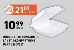 US Foods Chef's Store Hinged Foam Containers offer