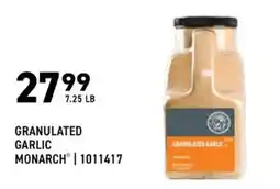 US Foods Chef's Store Monarch Granulated Garlic offer