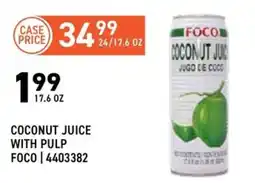 US Foods Chef's Store Foco coconut juice with pulp offer