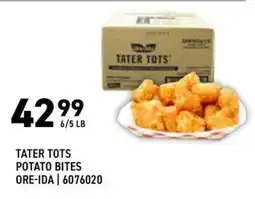 US Foods Chef's Store Ore-ida tater tots potato bites offer