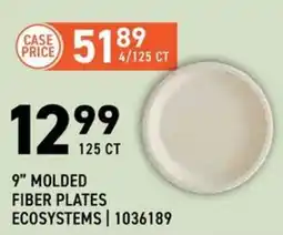 US Foods Chef's Store Ecosystems molded fiber plates offer
