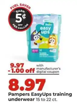 Hy-Vee Pampers EasyUps offer