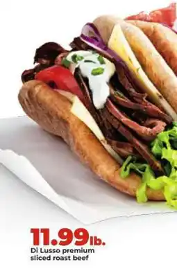Hy-Vee Di Lusso premium sliced roast beef offer