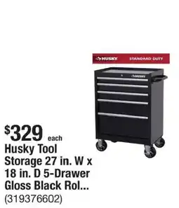 The Home Depot Husky Tool Storage 5-Drawer offer