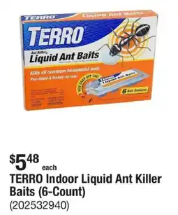 The Home Depot Terro indoor liquid ant killer baits offer