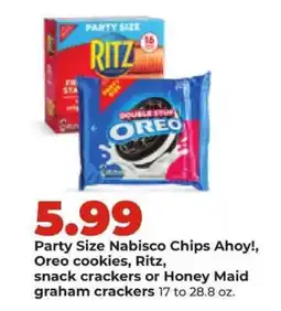 Hy-Vee Party Size Nabisco Snacks offer