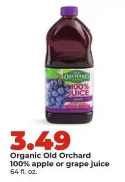 Hy-Vee Organic Old Orchard Juice offer