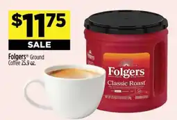 Dollar General Folgers Ground Coffee 25.9 oz offer