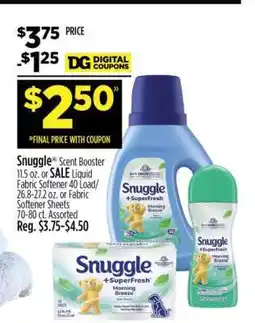 Dollar General Snuggle offer