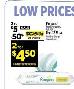 Dollar General Pampers offer