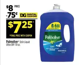 Dollar General Palmolive Dish Liquid Ultra OXY 70 oz offer