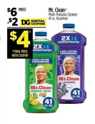 Dollar General Mr. Clean offer