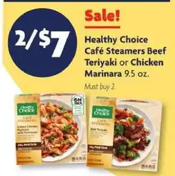 Family Dollar Healthy Choice Café Steamers offer