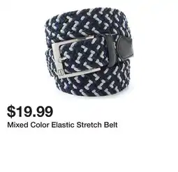 Belk Mixed Color Elastic Stretch Belt offer