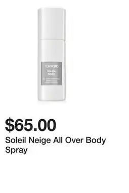Belk Soleil Neige All Over Body Spray offer