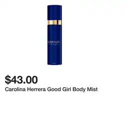 Belk Carolina Herrera Good Girl Body Mist offer