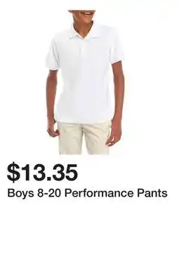Belk Boys 8-20 Performance Pants offer
