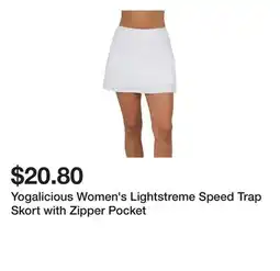 Belk Yogalicious Women's Lightstreme Speed Trap Skort with Zipper Pocket offer