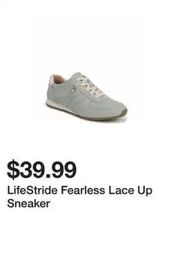 Belk LifeStride Fearless Lace Up Sneaker offer