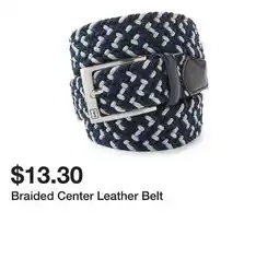 Belk Braided Center Leather Belt offer
