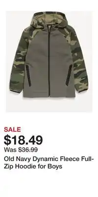 Old Navy Old Navy Dynamic Fleece Full-Zip Hoodie for Boys offer