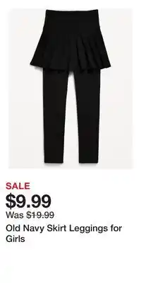Old Navy Old Navy Skirt Leggings for Girls offer