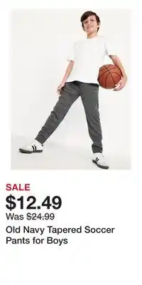 Old Navy Old Navy Tapered Soccer Pants for Boys offer
