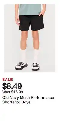 Old Navy Old Navy Mesh Performance Shorts for Boys offer