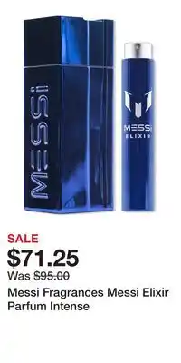 Ulta Beauty Messi Fragrances Messi Elixir Parfum Intense offer