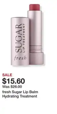Ulta Beauty fresh Sugar Lip Balm Hydrating Treatment offer