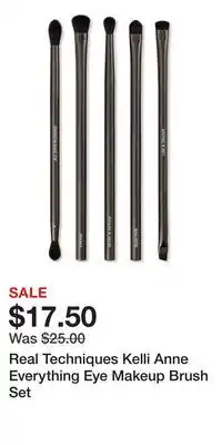 Ulta Beauty Real Techniques Kelli Anne Everything Eye Makeup Brush Set offer